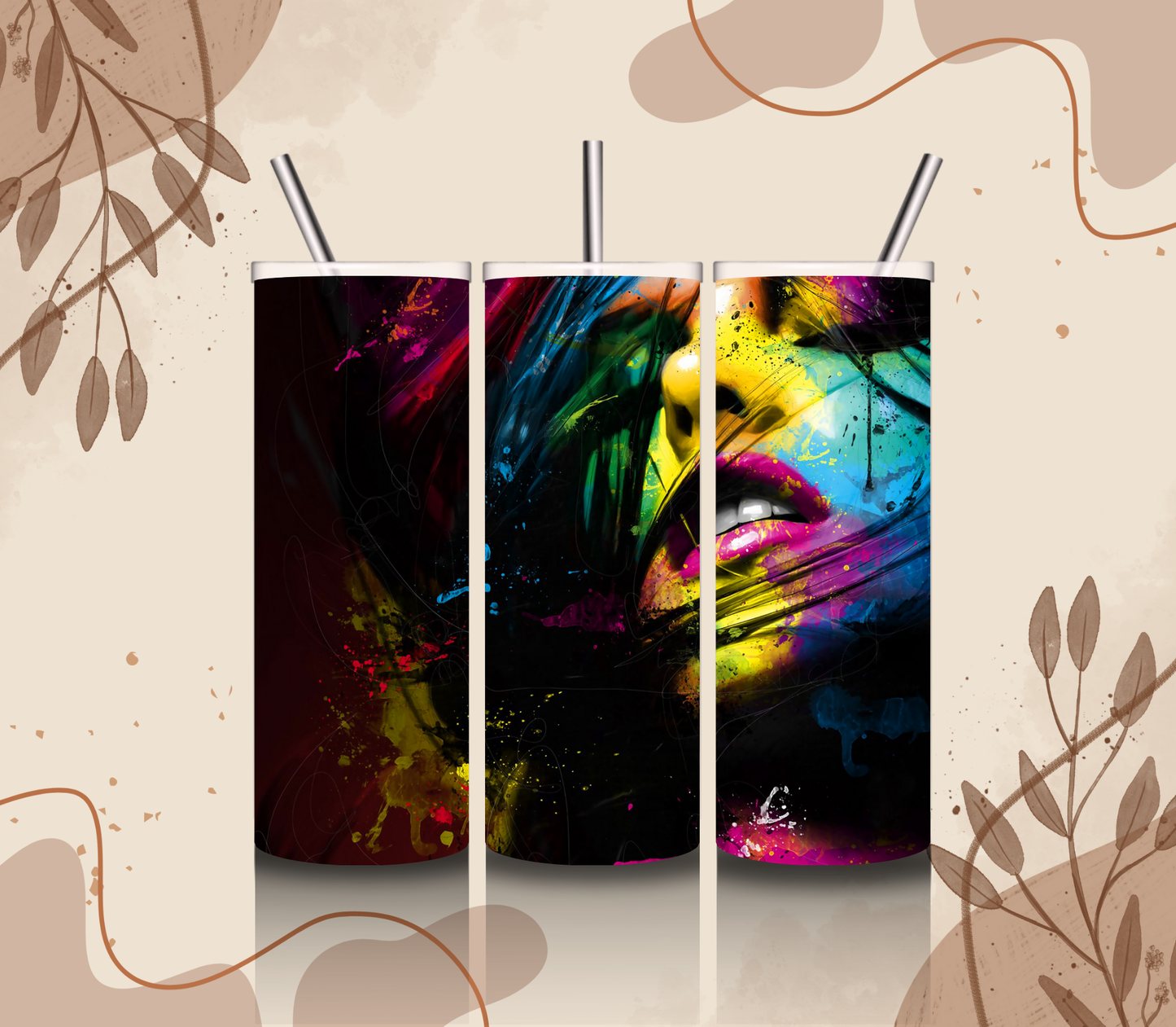 Colorful Girl Tumbler
