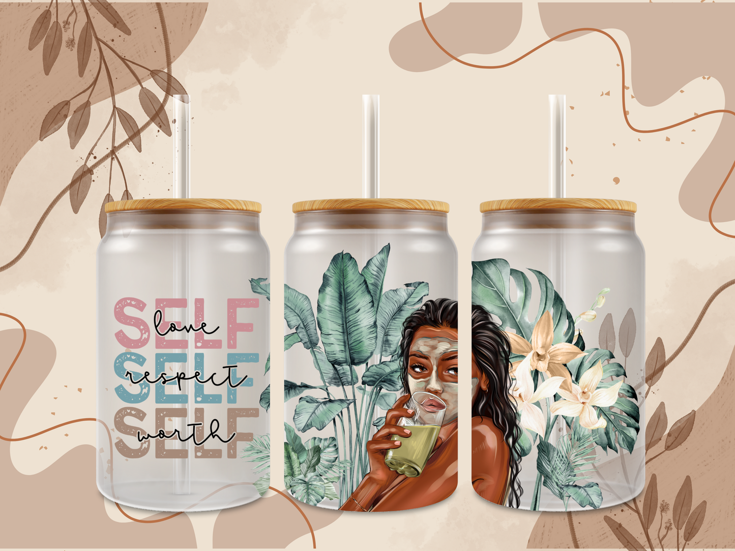 Self Love Glass Can