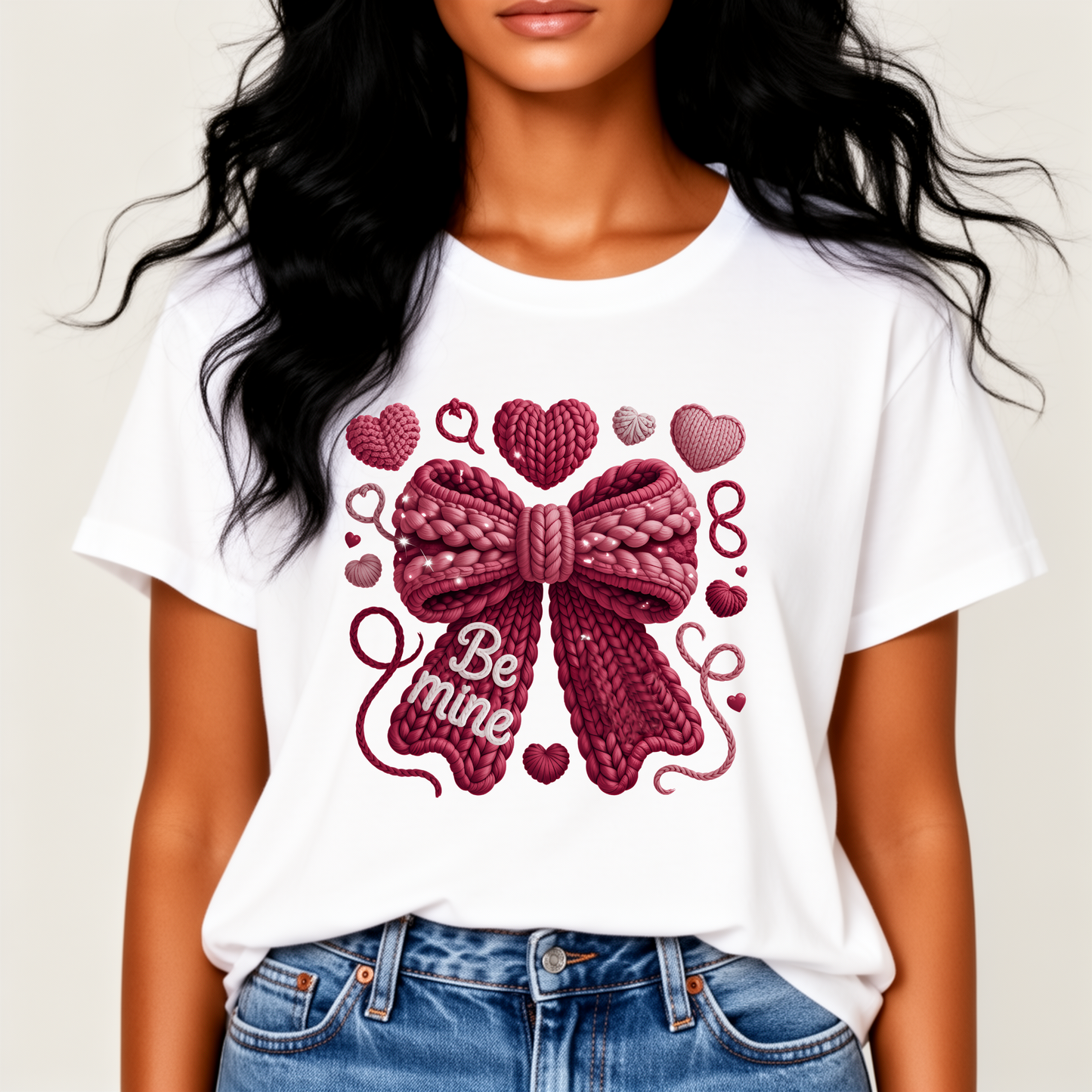 Valentine Be Mine Bow Top