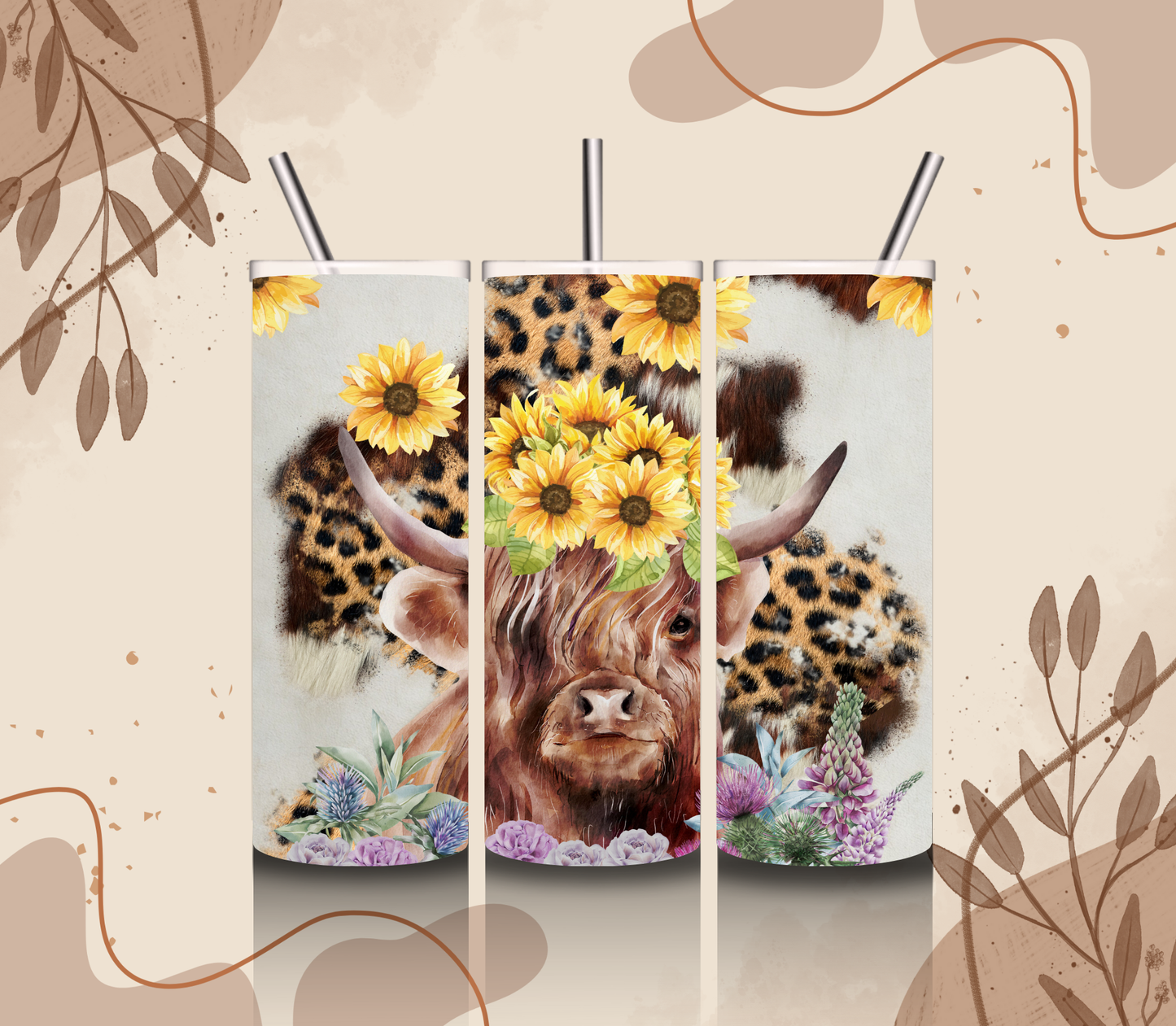 Highland Cow Tumbler