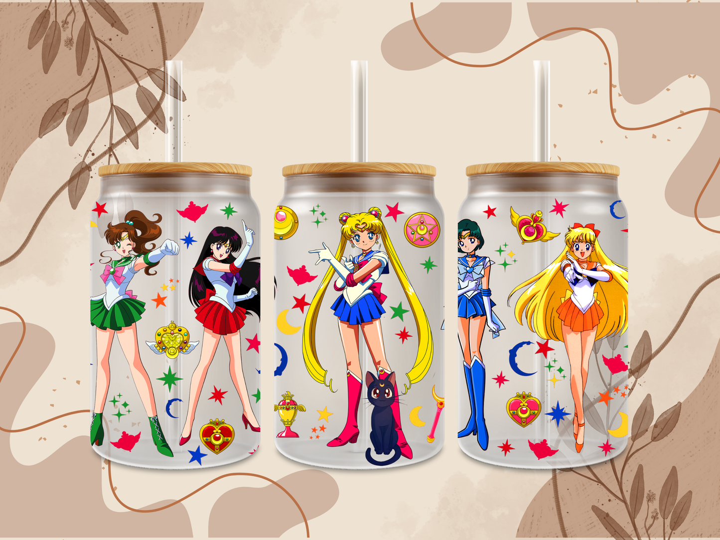 Celestial Princesses Glass Can