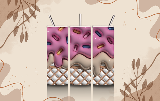 Bubble Ice Cream Cone Mini Tumbler