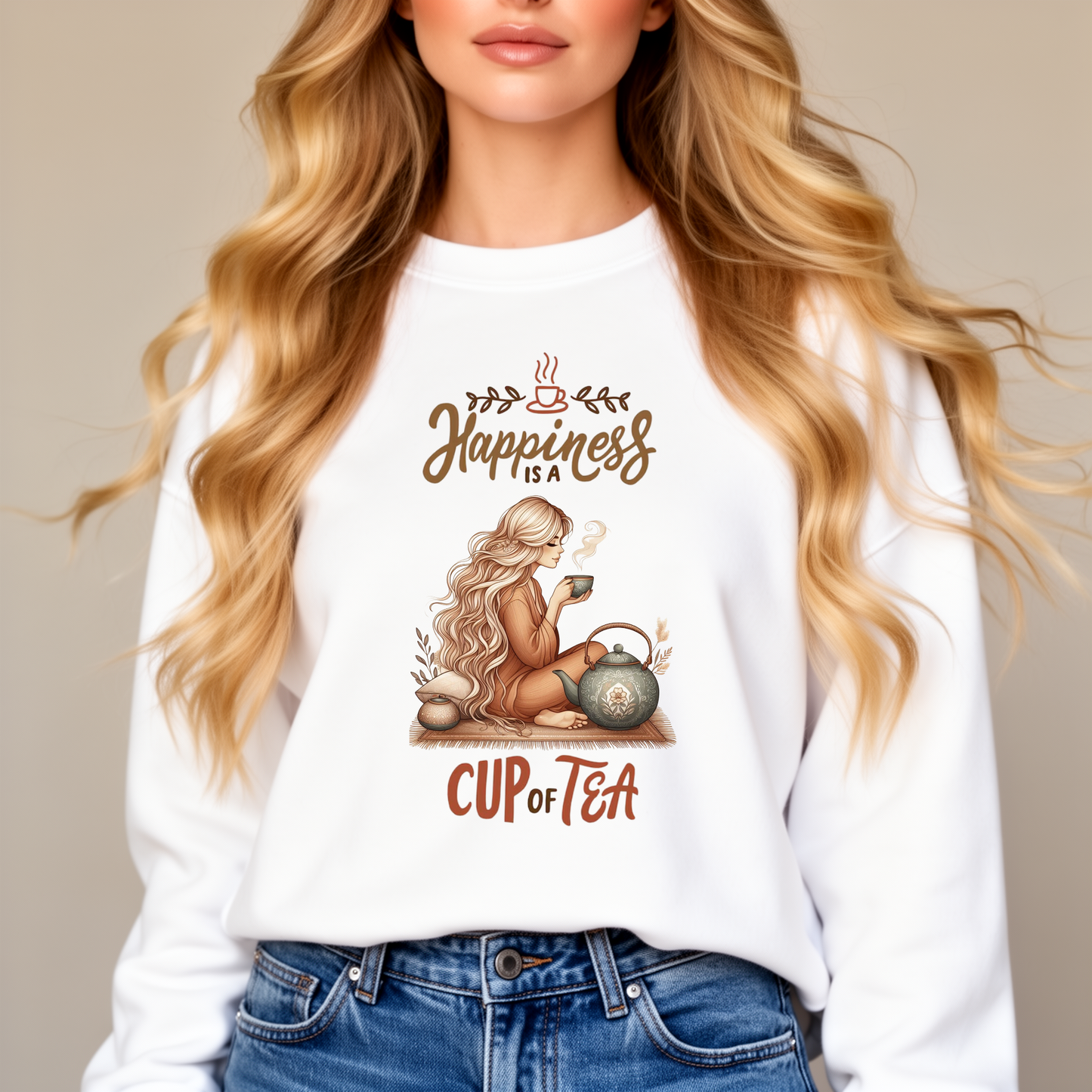 Happiness Is A Cup of Tea Top