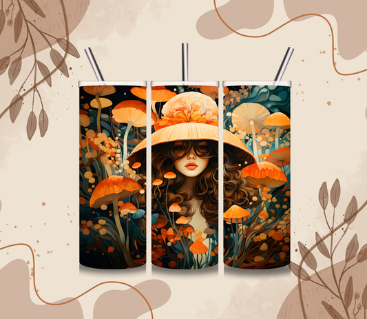 Mushroom Girl Tumbler