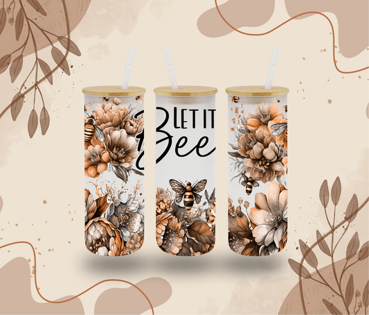 Tall Mandala Glass Can (Copy)