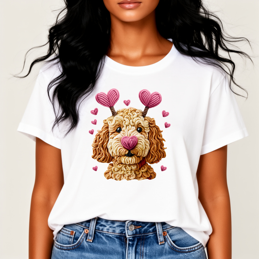 Valentine Golden Doodle Top